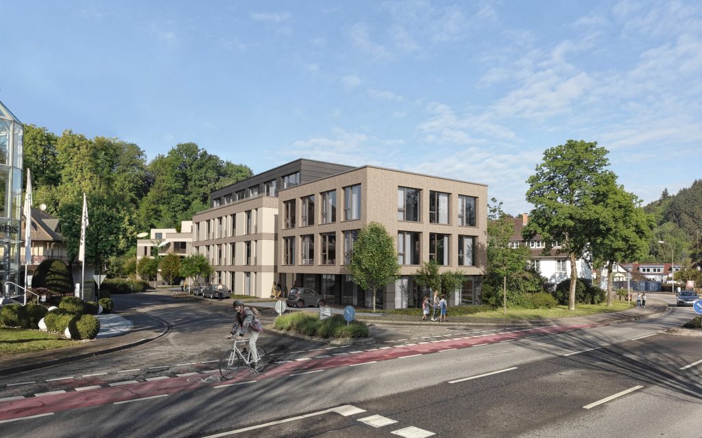 Quartier der Generationen Au — Gewerbebereich, Ansicht Update